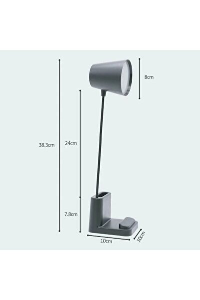 OEM Lampă de birou 3 în 1 cu stație de încărcare USB și suport pentru pix