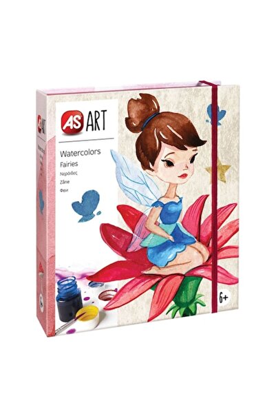OEM AS Watercolor Painting Set, Fairies, 11 Pieces, Multicolor, Recommended Age 6+