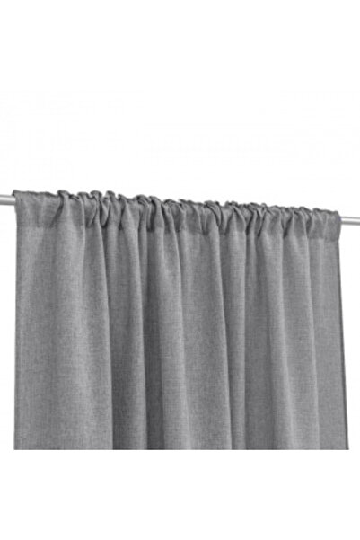 OEM Decorative Curtain with Tape, Medium Darkening Level, Size 140 x 260 cm, Grey