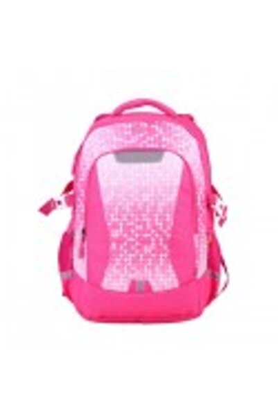 Daco Ghiozdan 38 cm clasele I-IV roz/albastru fetita cu flori