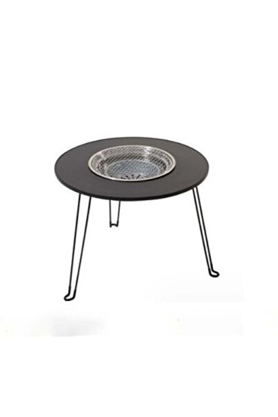 Generic طاولة شواء مستديرة قابلة للطي