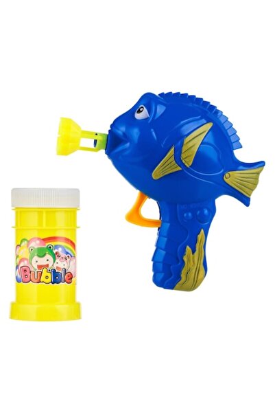 SHOPIENS Pistol Baloane de Sapun, Model Peste, Culoare Albastru, Plastic, Var...