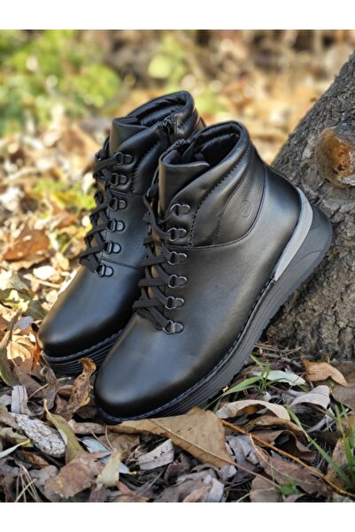 Cyclop Men's Leather Boots Avenue II - Black