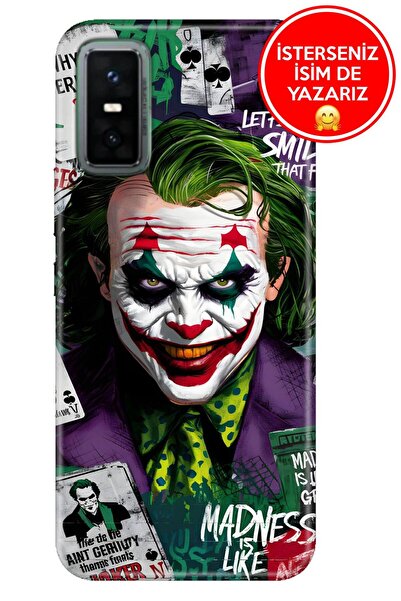 Cekuonline İnfinix GT 30 Pro Esnek Kılıf TPU Resimli Silikon Joker--Smile