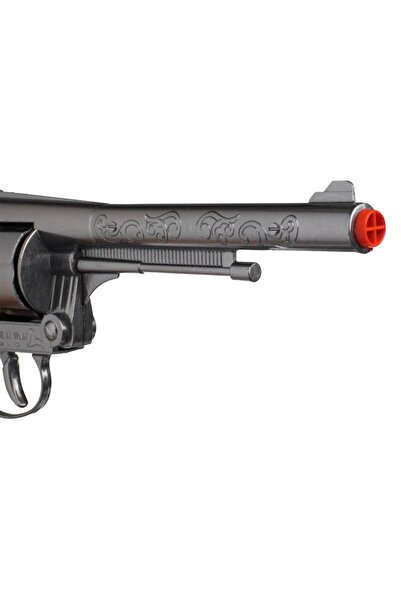 OEM Revolver with staples, metal gun, 18cm, 12 bullets