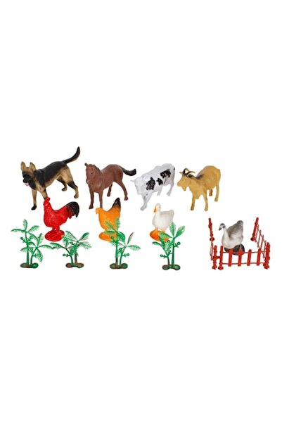 OEM Set Farm Animals from Plastic - 16 pieces