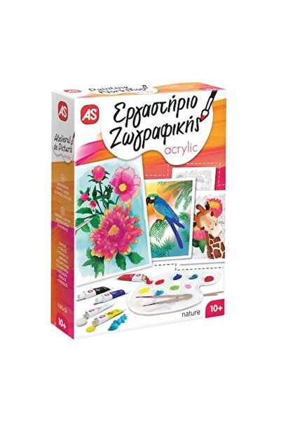 OEM Set Pictura Acrilica, AS, Natura, Include Panza si Carti Postale, Multico...