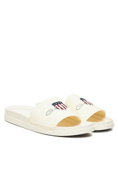 Gant Ανδρικές σαγιονάρες λευκές GANT-PIERBAY 30639894 G29 ΛΕΥΚΕΣ