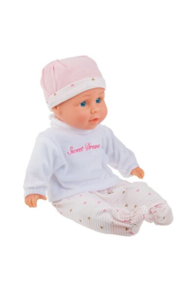 OEM Baby Doll with White and Pink Clothes "Sweet dreams" 36cm