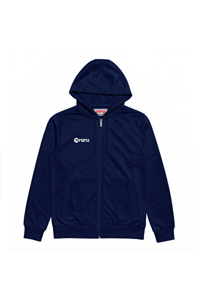raru Hooded Full Zip Sweatshirt Liberter Dark Blue