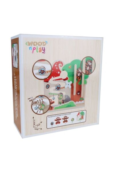 OEM Образователна дървена играчка с дейности 2 в 1