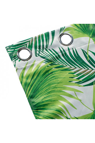 OEM Decorative Curtain with Rings, Medium Shade, Size 140 x 260 cm, Leaf