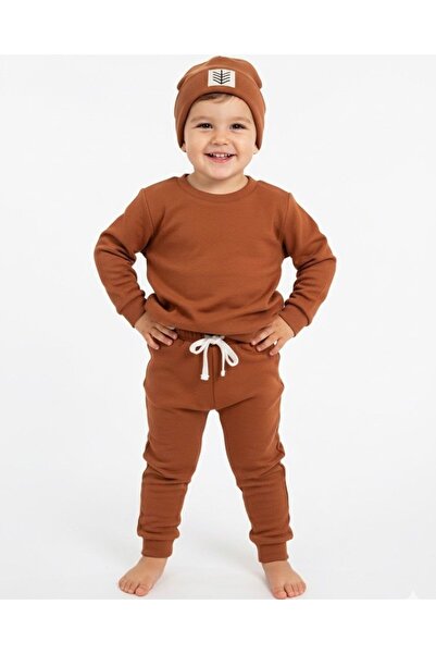 irkkids Hat and Cotton Boys/Girls Set 3-Piece Stylish Comfortable Combination