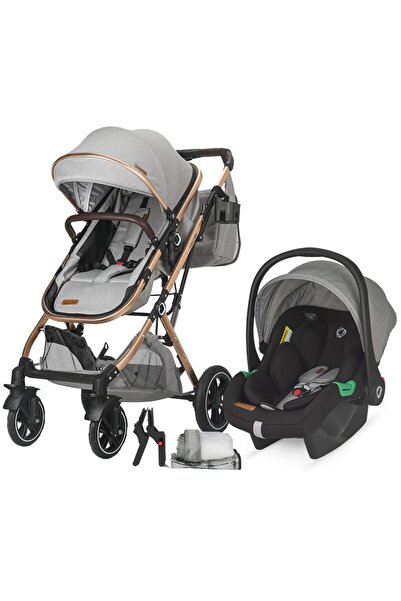 Coccolle Carucior ultracompact 3in1 Ravello cu scoica iSize si landou transformabil, Cadru aluminiu