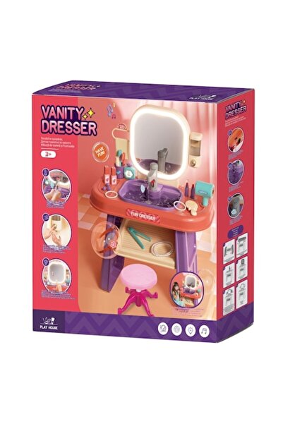 OEM Masă de toaletă cu oglindă și robinet