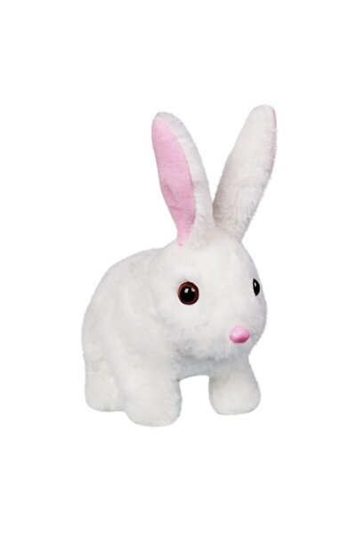 OEM Iepuraș interactiv alb cu mișcare și sunet