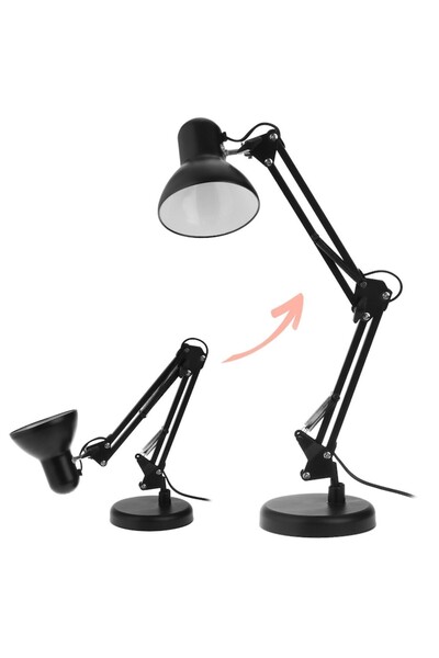 OEM Black Desk Lamp with Base & Foldable Arm
