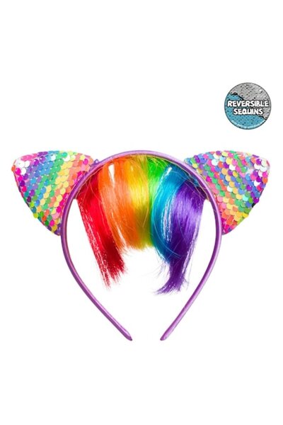 OEM Bentiță de păr colorată cu paiete și șuvițe