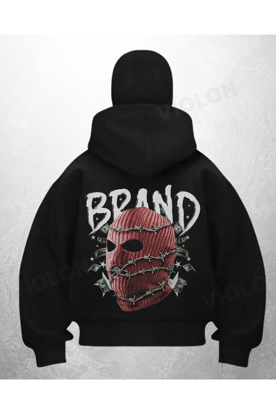 Violon Hanorac cardigan cu imprimeu Brand Black Samurai Snow Mask