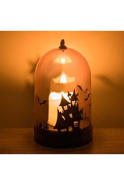 Jumbo Halloween Decorative Dome with LED Candle Ø8 x 14 cm
