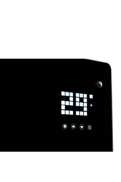 Zilan Glass Heater Panel Radiator - 2000W, Wall or Floor, Touch Display, Remote Control, 2823