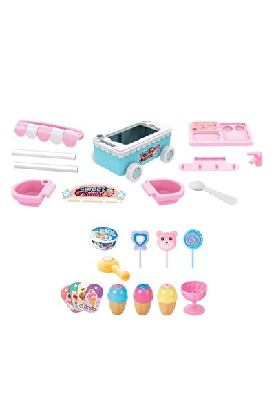 OEM Ice Cream Shop Play Set & Accessories - 7 pcs