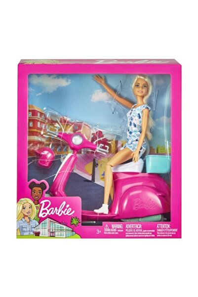Barbie Papusa cu Scooter, Mattel