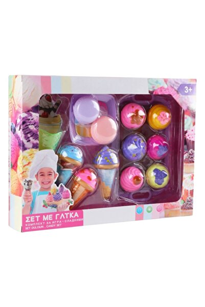 OEM Set Prajituri Inghetate Cupcakes Macaron Platou