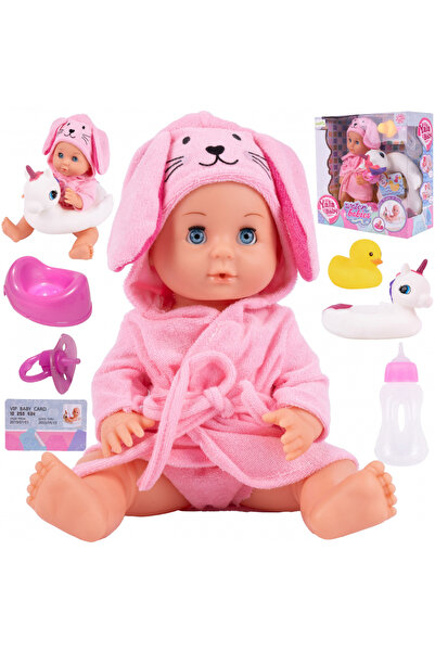 MalPlay Papusa bebelus pentru copii, Malplay, dimensiune 30 cm, cu 5 accesori...