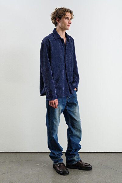 GIESTO ΠΑΝΤΡΕΜΕΝΟ ΚΟΡΥΦΑΙΟ ΠΟΥΚΑΜΙΣΟ ΜΕΓΑΛΟ ΜΕΓΕΘΟΣ ΜΕ ΒΕΛΟΥΔΙΝΟ ΣΚΟΥΡΟ ΜΠΛΕ