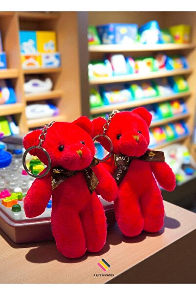 a life in games Set of 2 Teddy Bear Keychains – Plush Teddy Bear Keychain |   Valentine's Day & Birthday Gift
