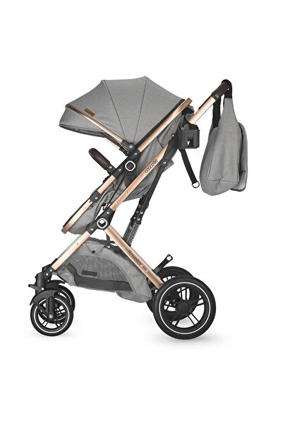 Coccolle Carucior ultracompact 3in1 Ravello cu scoica iSize si landou transformabil, Cadru aluminiu