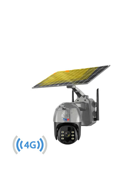 Taggo 5 MP Surveillance Camera with Solar Charging 4G, Rain Charging, App Rotation, Resistance