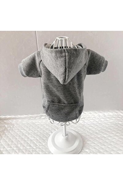 fara marca Hanorac catei gri XL 37cm lungime