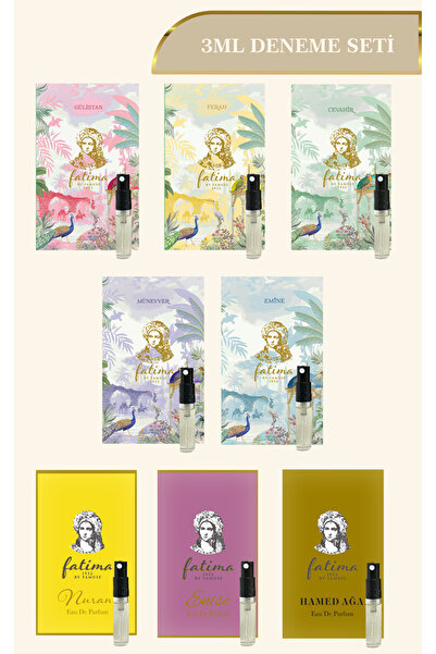 Fatima1932byfamuse 3ML DENEME SETİ (8ADET)