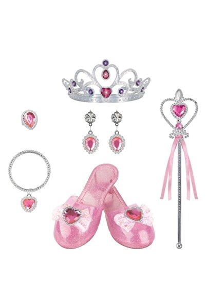 OEM Princess Accessories Set, Girls, Pink, 8 Pieces
