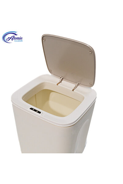 Atomic Clean Smart Sensor Trash Can SH-8621D, White, 14 L