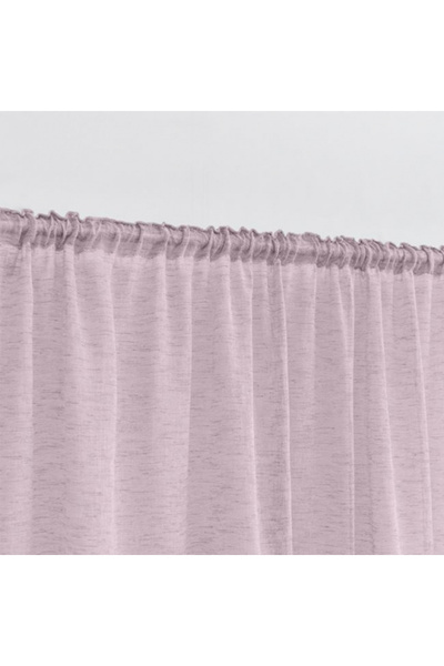 OEM Decorative curtain with tape, medium shading level, size 140 x 260 cm, Pink