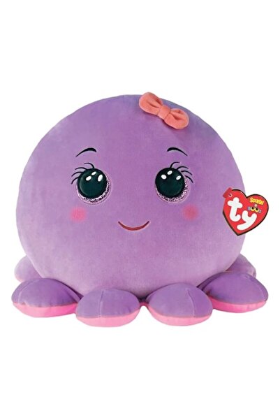 TY Jucărie de pluș pufoasă caracatiță mov 25 cm