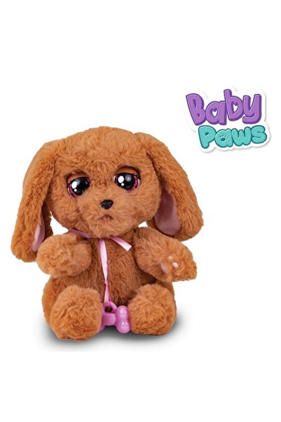 OEM Jucărie de pluș interactivă, Lăbuțe de bebeluș, Cățeluș, Set de 3, Multic...