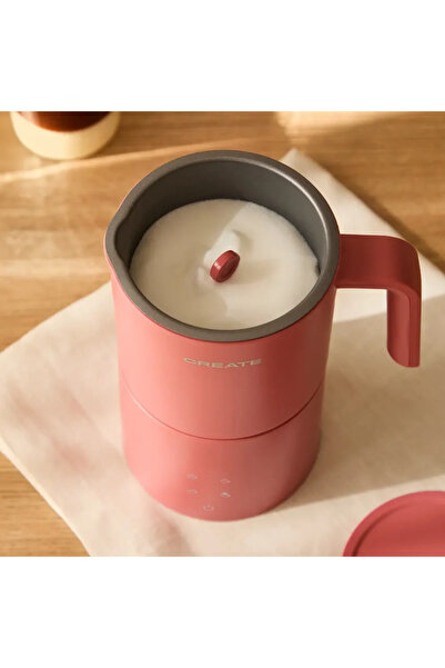 Create Spumator de lapte Studio Pro, CREATE, 620 ml, teracotă