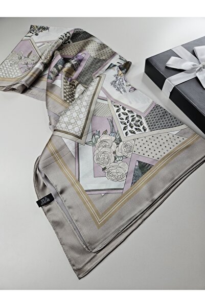 sem oyuncak Luxury Voile Silk Shawl Hijab Foulard Scarf Shawl Floral Pattern 70 X 180 cm