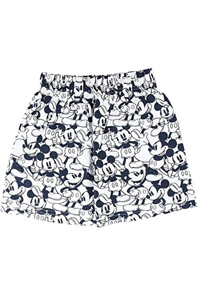 Disney Pijamale cu mânecă scurtă albastră cu Mickey Mouse pentru băieți, mărimea 5 ani (110 cm), 100% bumbac