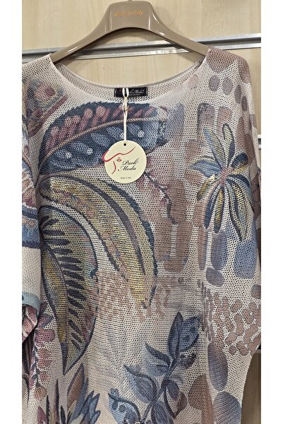 Park Moda Mercerized Blouse Mixed Floral Pattern