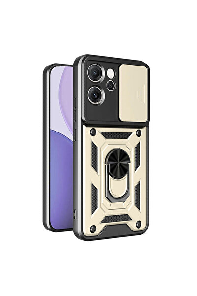 Techsuit Husă de protecție pentru cameră Oppo Reno 14 F, seria CamShield, aurie