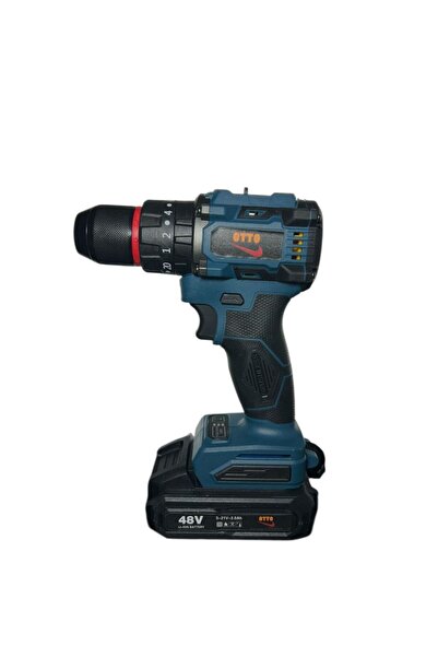 OKBOONS Mașină de găurit și șurubelniță OttoMag cu 2 baterii de 48V, Li-Ion +...