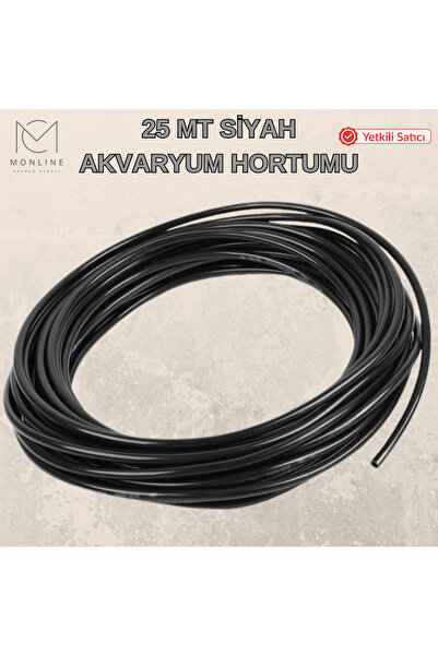 MS AKVARYUM CANLILARI ÜRETİM VE TEDARİK TESİSİ SİYAH AKVARYUM HORTUMU 25MT KA...