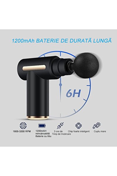 OEM Professional massager, 4 interchangeable heads, 6 speed levels, ultra quiet