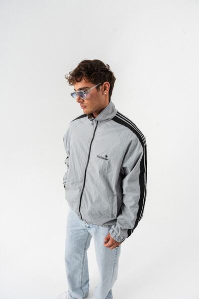 go gang own Cloudline Paraşüt Kumaş Fermuarlı Rüzgarlık Mont