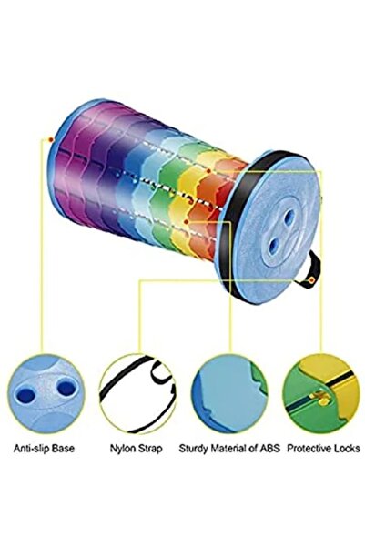 stuffix Telescopic Folding Stool for Camping and Fishing, Multicolor